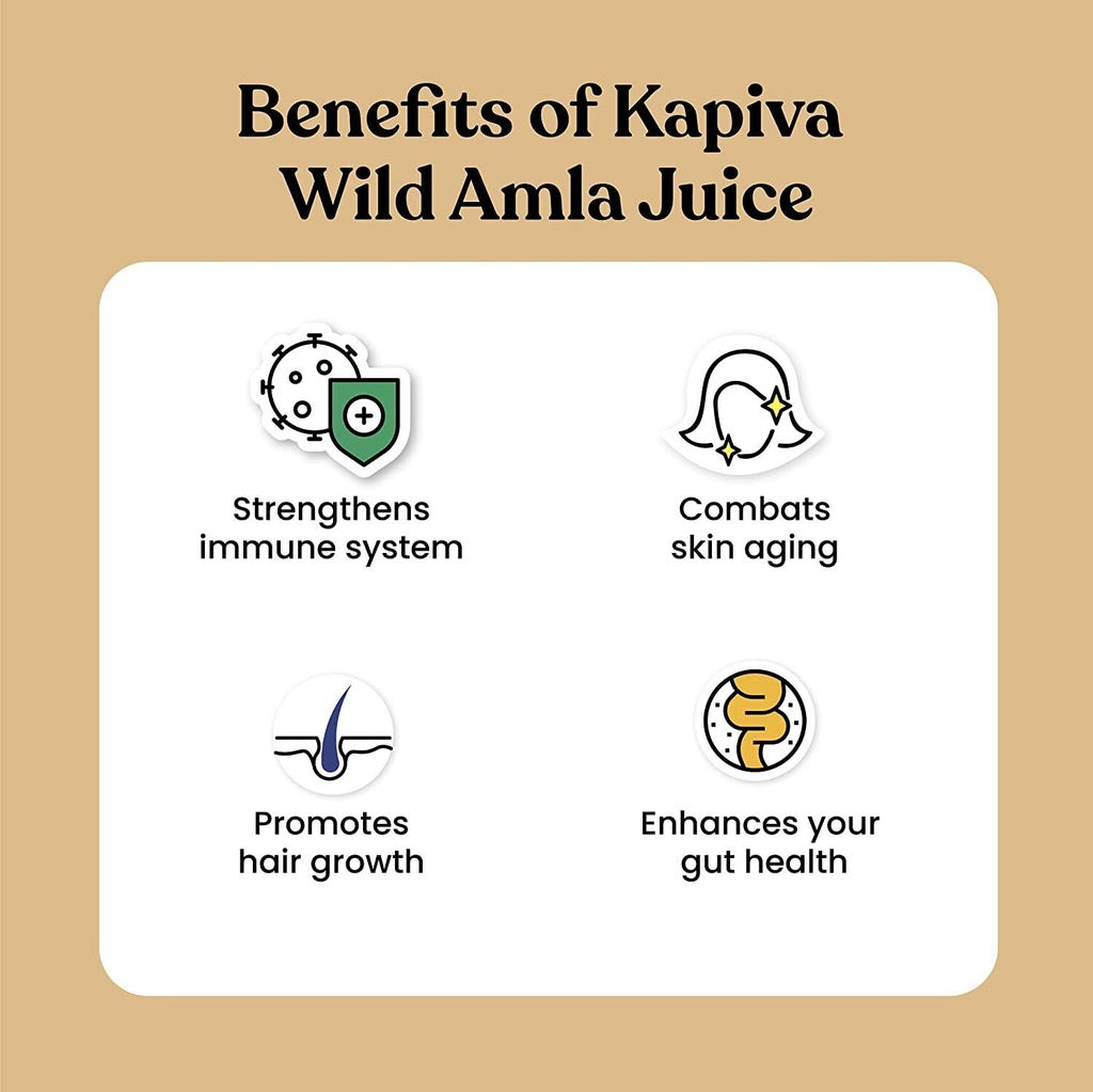 Kapiva Wild Amla Juice, 1 L 