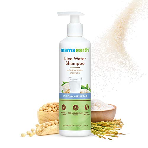 mamaearth rice water shampoo 