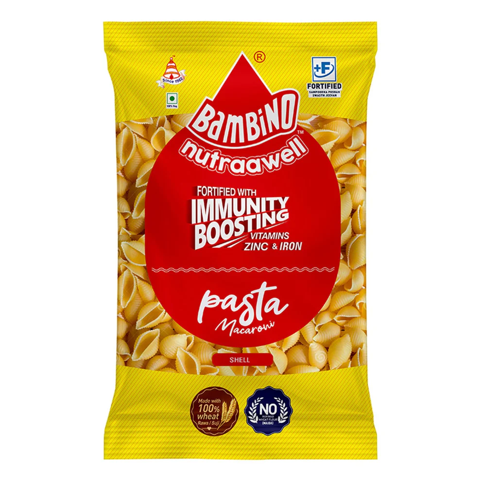 Bambino pasta macaroni shell 200g