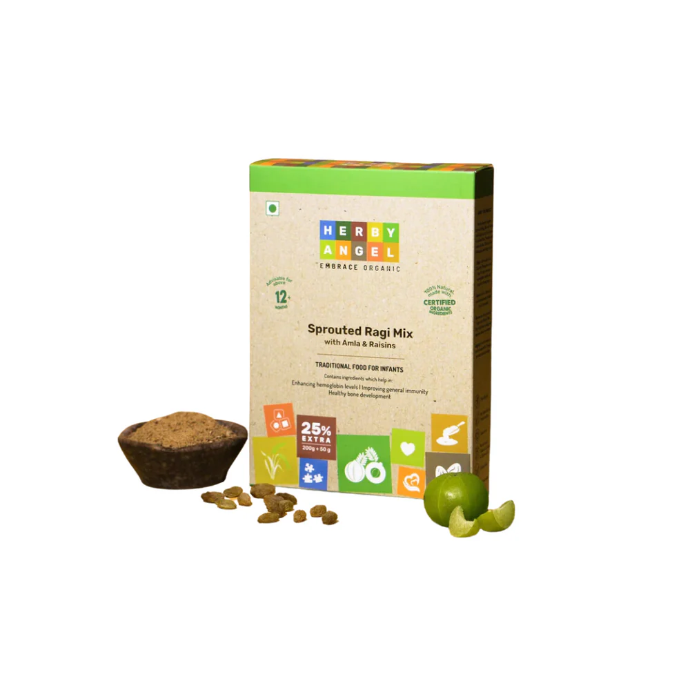 Herby Angel Sprouted Ragi Mix Powder