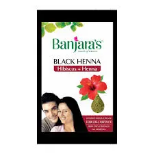 Banjara’s Black Henna with Hibiscus – 20g