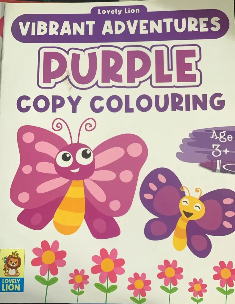 Kids copy colouring book