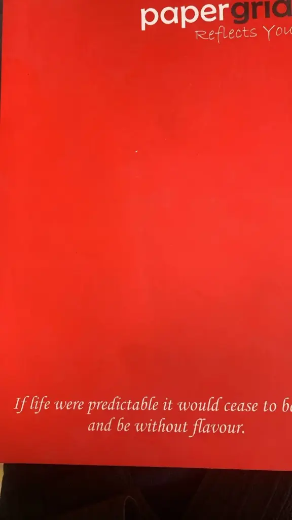 Paper grid long book 