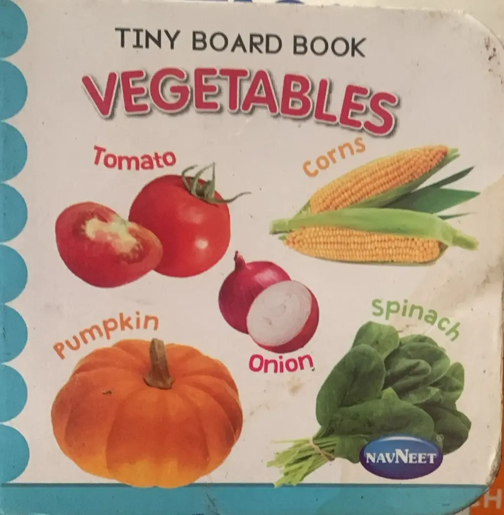 Vegetables board book 