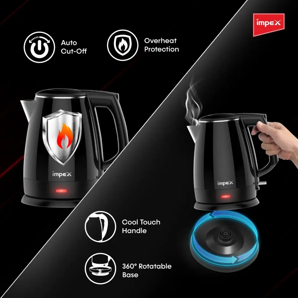 IMPEX ELECTRIC KETTLE STEAMER JB15 