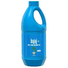 Bajaj 100% Pure Coconut Oil - No Added Chemicals & Preservatives, 1 L