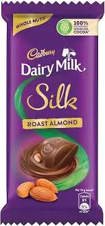 Cadbury Dairy Milk Silk Roasted Almond Chocolate Bar
