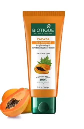 Biotique Bio Papaya Revitalizing Tan Removal Scrub100 gms