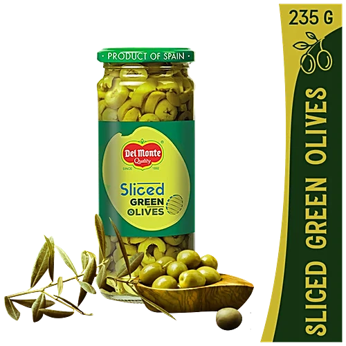Del Monte Sliced Green Olives 235 gms