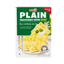 Meiji Plain Crackers With Oat 104g