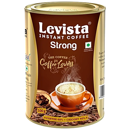 Levista Instant Strong Coffee Tin 100g