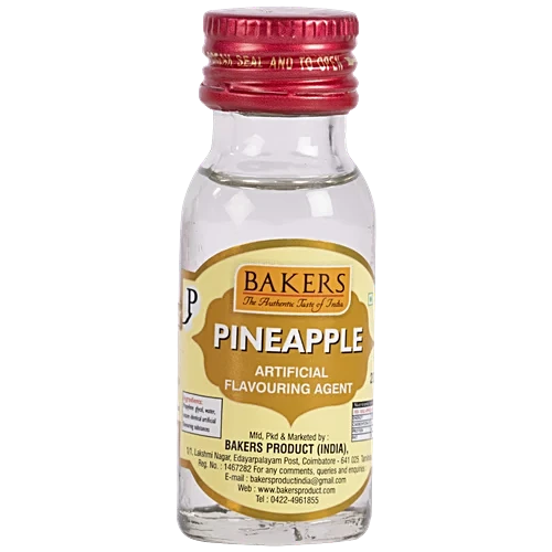 BAKERS ARTIFICIAL FLAVOURING PINEAPPLE 20ML