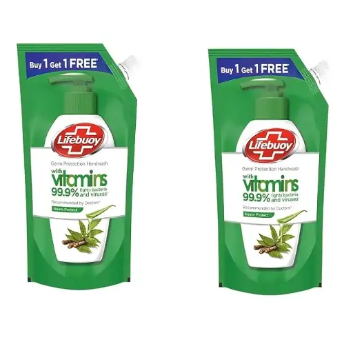 Lifebuoy Vitamins 99.9% Neem Protect 1+1free