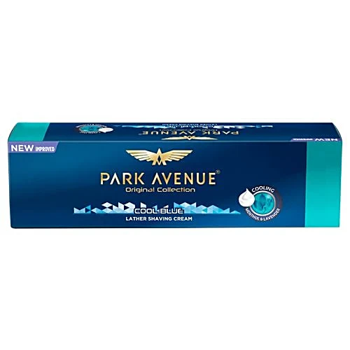Park Avenue Lather Shaving Cream - Cool Blue, 84 g (Get 40% Free) 
