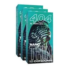 404 By Bold Care Nano THIN 10 condoms
