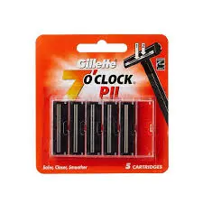 Gillette 7o'Clock PII 5 Catridges