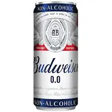 Budweiser Alcohol Free Beer 330ml