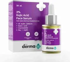 The Derma Co 2% Kojic Acid Face Serum with 1% Alpha .