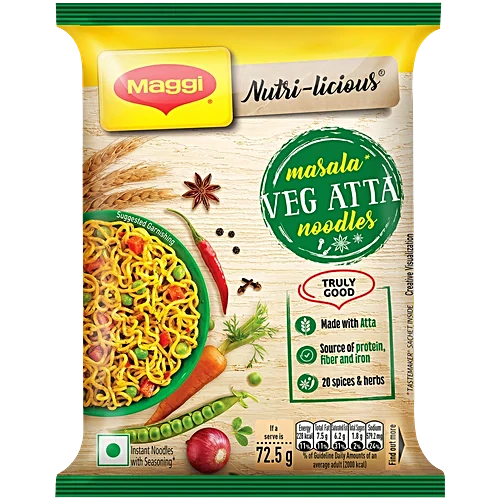 Maggi  Masala Veg Atta Noodles 72g