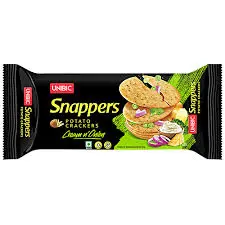 Unibic Snappers Cream & Onion  75g
