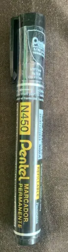 Pentel Marcador Permanente Marker Black