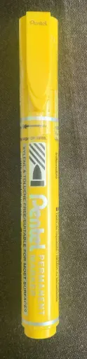 Pentel Marcador Permanente Marker yellow