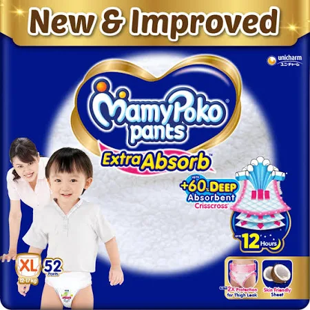  Mamypoko Pants Xxxl 18 35 Kg 7 Pcs 