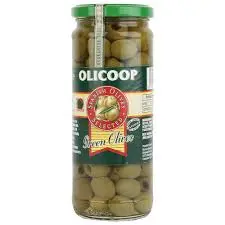 Olicoop Green Pitted Olives 450 g