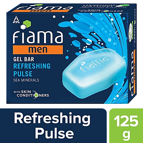 Fiama Refreshing Pulse Men Gel Bar, 125 g