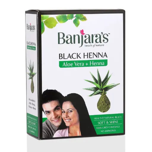 BANJARA'S BLACK HENNA ALOE VERA + HENNA  