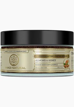 Khadi Natural Almond & Honey Exfoliating Facial Scrub