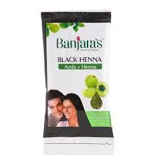  Amla + Henna Banjaras Black Henna Hair Color 20g 
