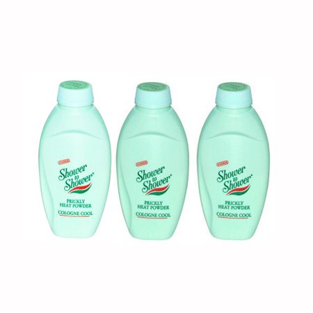Shower to Shower Prickly Heat Powder Cologne Cool - 50 G (Pack of 3)