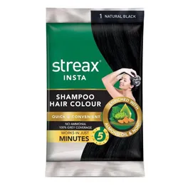 B-Streax Insta Shampoo Hair Colour - Almond Oil & Noni