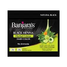 B-Banjaras Amla + Henna Hair Color Black Henna 20g