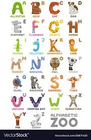 animal alphabet 