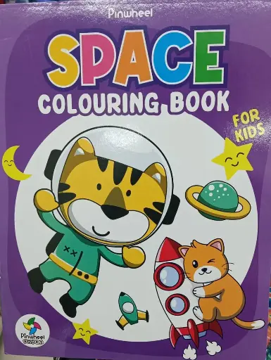 Space colouring book