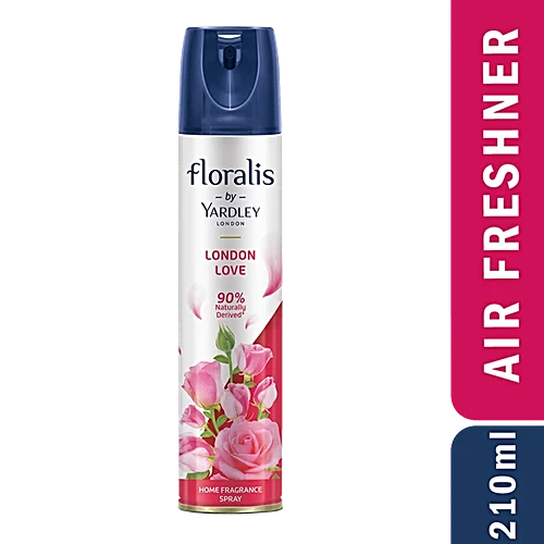 Yardley London Floralis London Love Home Fragrance Spray/Air Freshener, 210 ml
