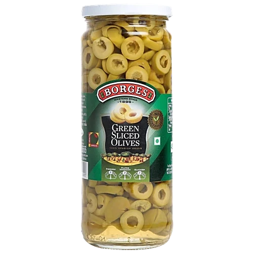 Borges Green Sliced Olives, 450g