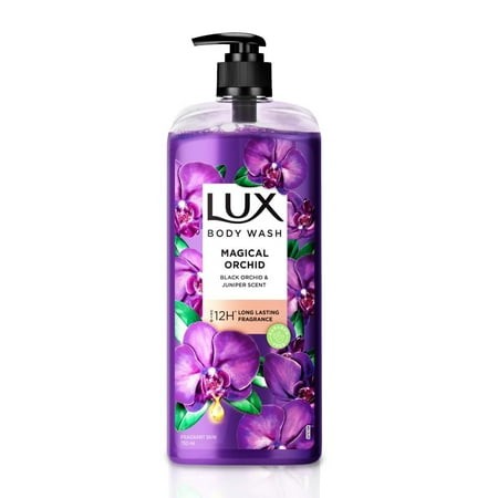 Lux Body Wash Magical Orchid - Black Orchid & Juniper Scent, 750 ml Bottle 