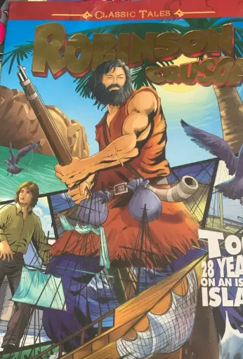 Robinson crusoe comix book