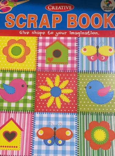 Scrap book give shape of the imagination 