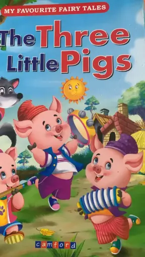 The three pigs story book 