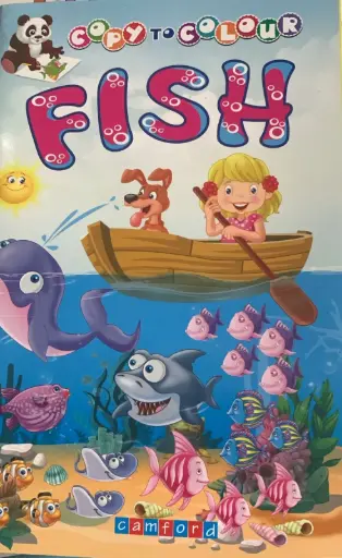 Fish colouring  book 