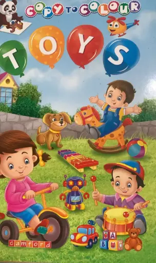 Kids toys colouring book 