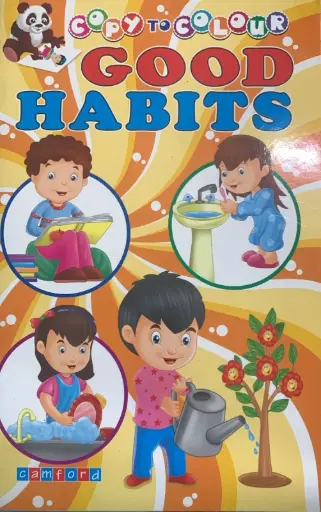 Kids good habits colouring book 
