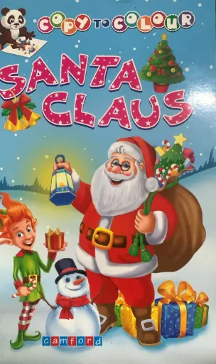 Santa claus colouring book 