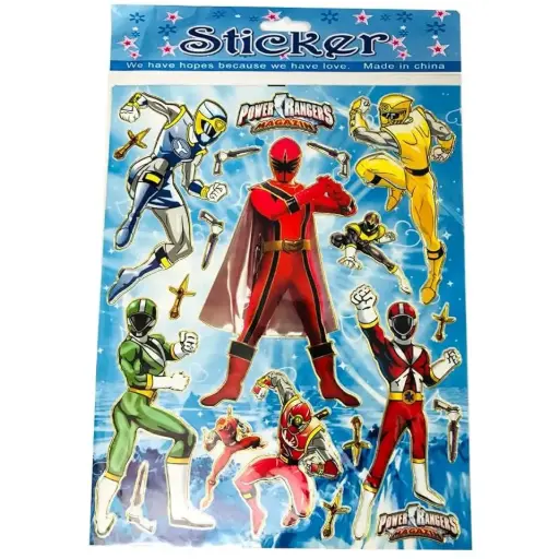 Power rangers stickers 