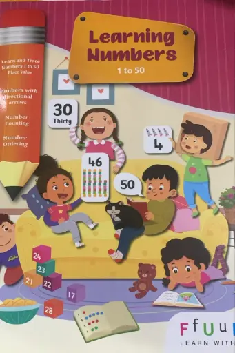 Learning numbers 1to50 book 
