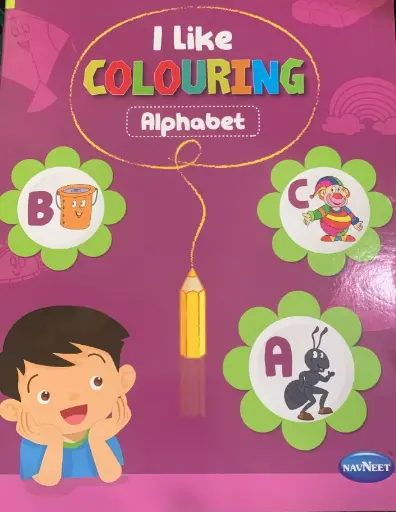 Colouring alphabet book 